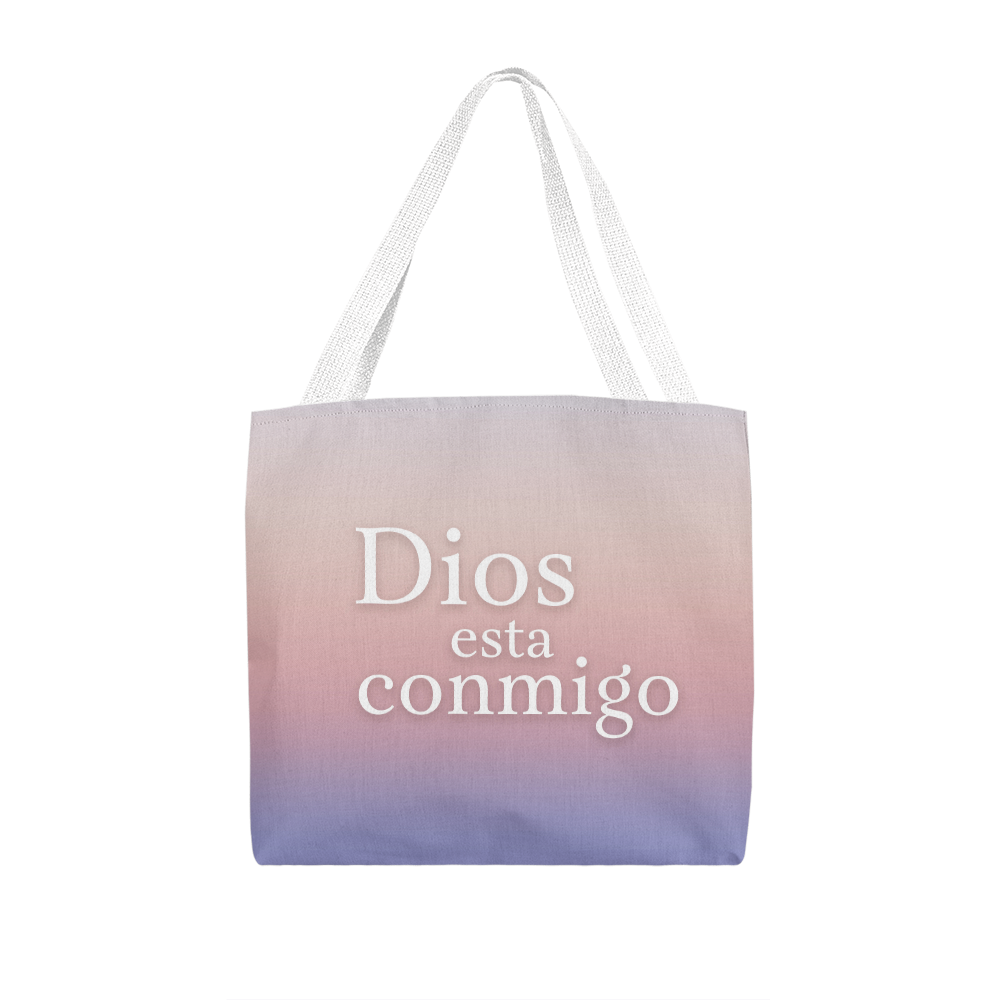 Bolsa Tote Clásica - Dios esta conmigo