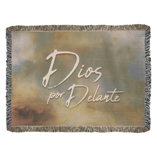 Dios por Delante - Manta, Colcha,Chamarra, Cobija, Chiva, Frazada,Cobertor - Cielo 03