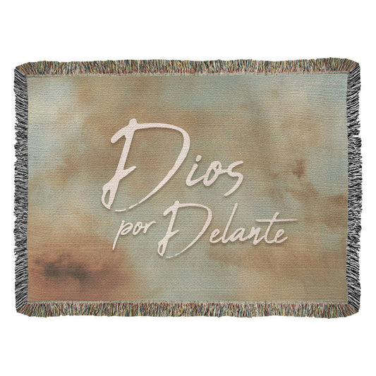 Dios por Delante - Manta, Colcha,Chamarra, Cobija, Chiva, Frazada,Cobertor - Cielo 06
