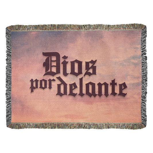 Dios por Delante - Manta, Colcha,Chamarra, Cobija, Chiva, Frazada,Cobertor - Cielo 07 - Obscuro