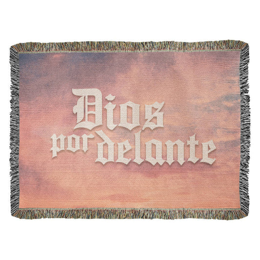 Dios por Delante - Manta, Colcha,Chamarra, Cobija, Chiva, Frazada,Cobertor - Cielo 07 - Claro
