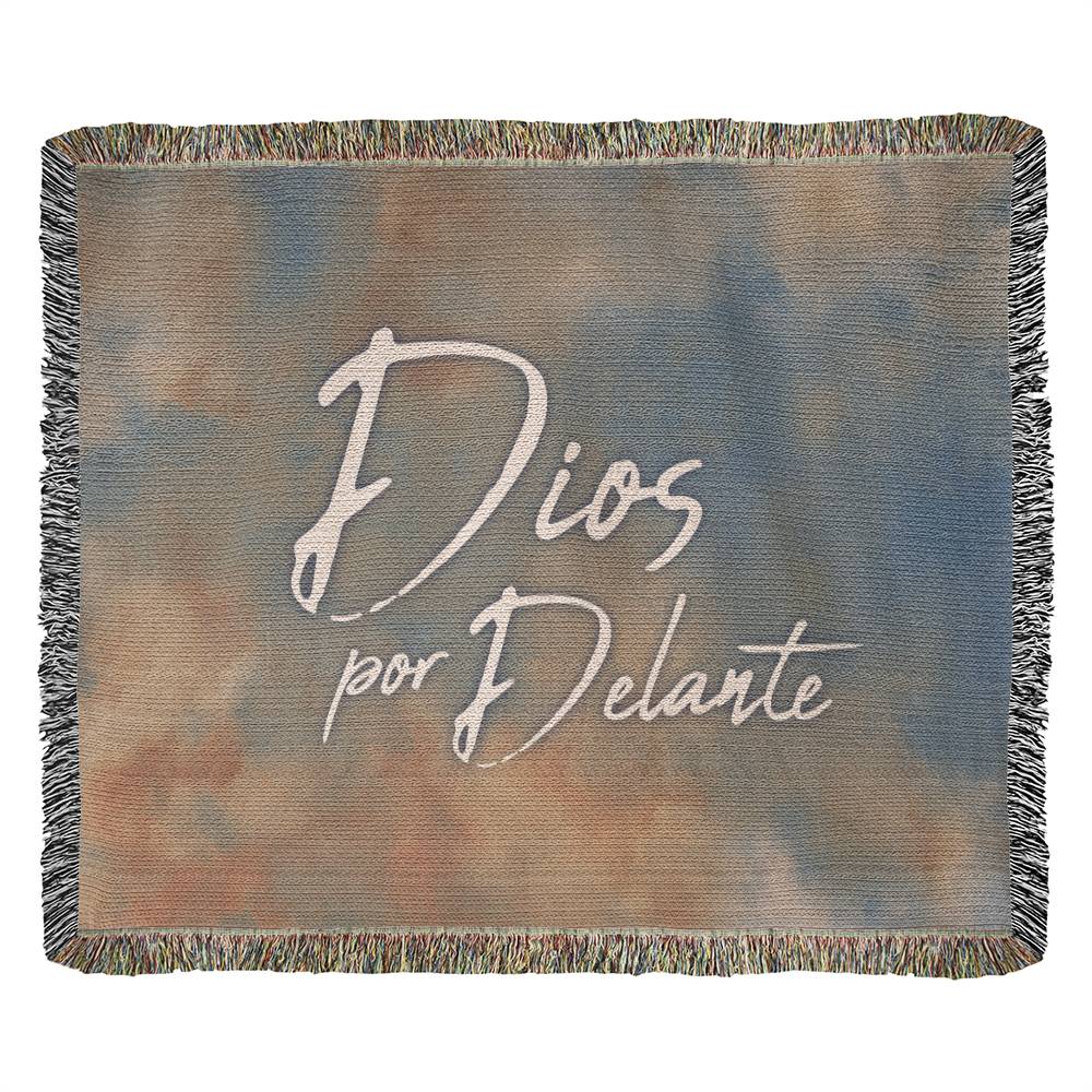 Dios por Delante - Manta, Colcha,Chamarra, Cobija, Chiva, Frazada,Cobertor - Cielo 02