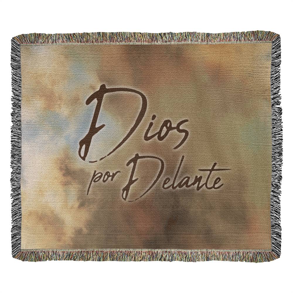 Dios por Delante - Manta, Colcha,Chamarra, Cobija, Chiva, Frazada,Cobertor - Cielo 05