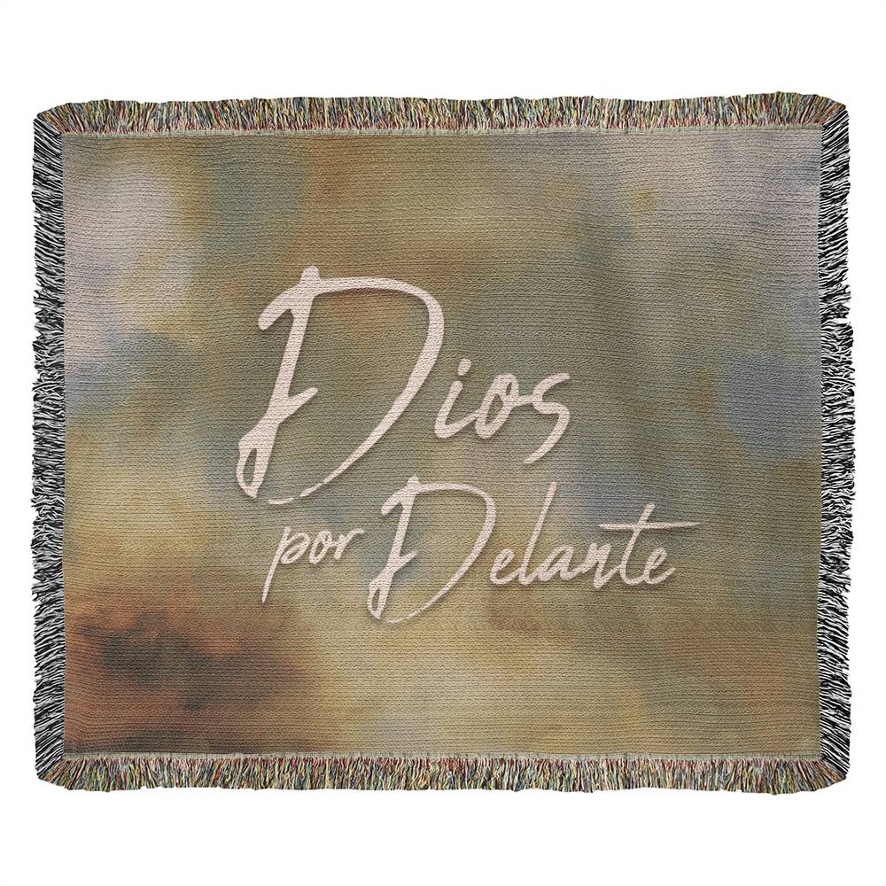 Dios por Delante - Manta, Colcha,Chamarra, Cobija, Chiva, Frazada,Cobertor - Cielo 03