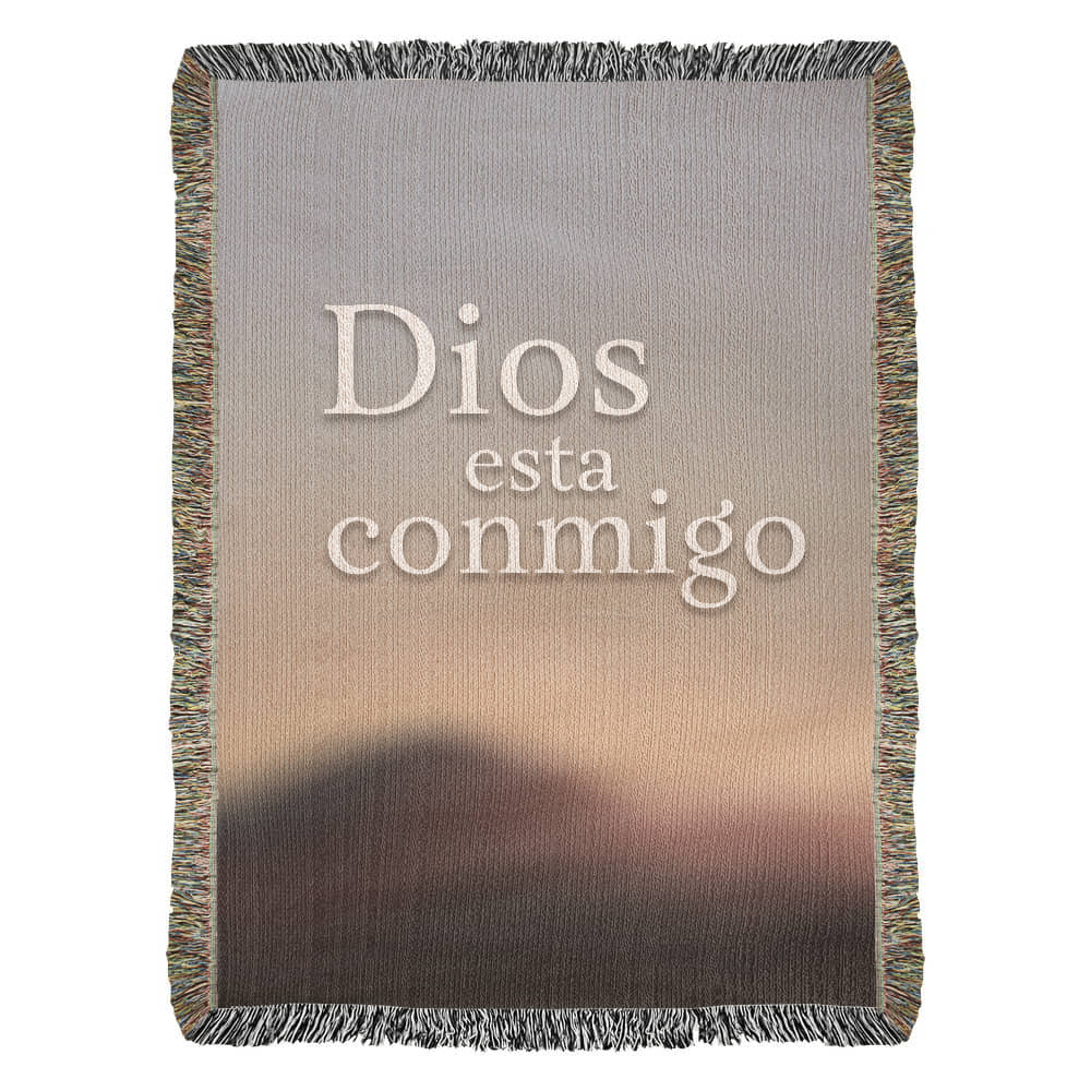Dios esta conmigo - Manta, Colcha,Chamarra, Cobija, Chiva, Frazada,Cobertor - Abstracto 1