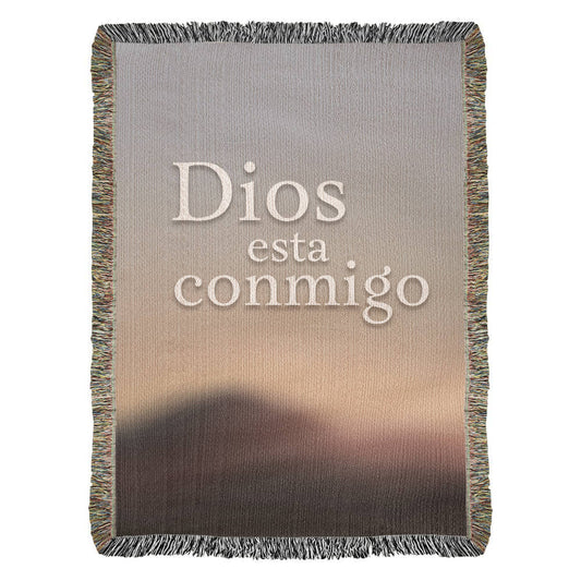 Dios esta conmigo - Manta, Colcha,Chamarra, Cobija, Chiva, Frazada,Cobertor - Abstracto 1