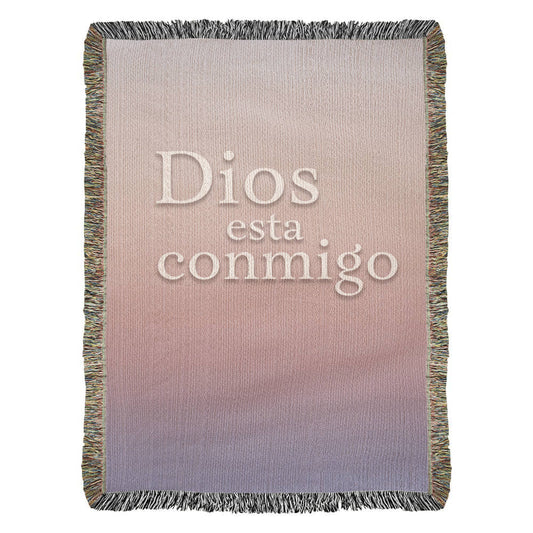 Dios esta conmigo - Manta, Colcha,Chamarra, Cobija, Chiva, Frazada,Cobertor - Abstracto 1