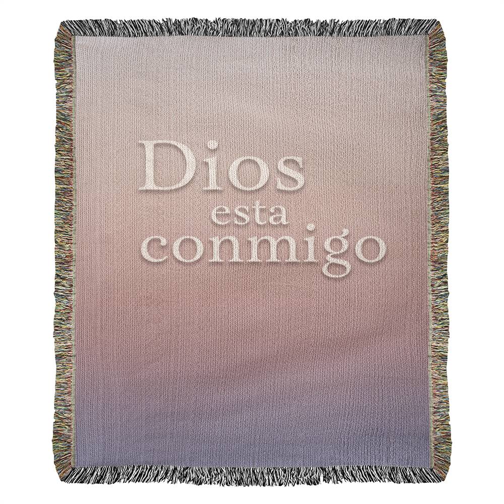 Dios esta conmigo - Manta, Colcha,Chamarra, Cobija, Chiva, Frazada,Cobertor - Abstracto 1