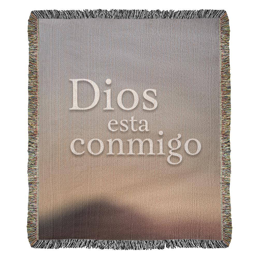 Dios esta conmigo - Manta, Colcha,Chamarra, Cobija, Chiva, Frazada,Cobertor - Abstracto 1