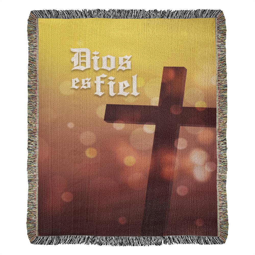 Dios es fiel - Manta, Colcha,Chamarra, Cobija, Chiva, Frazada,Cobertor - Cruz 2